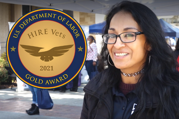 JVS SoCal 2021 HIRE Vets Award U.S. Veteran Luci Morales -JVS SoCal