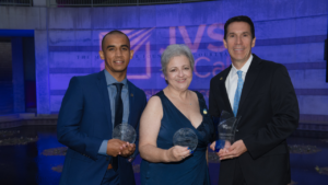 three JVS SoCal Honorees during Strictly Business Awards Dinner
